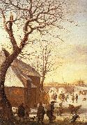 AVERCAMP, Hendrick Winter Landscape  ggg oil painting